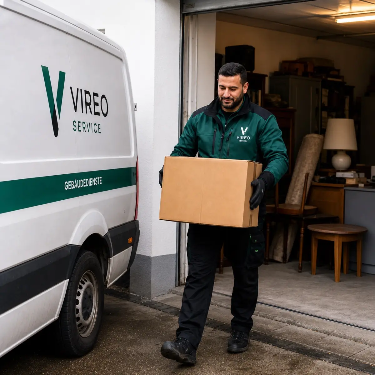 VIREO SERVICE bei einer professionellen Entrümpelung