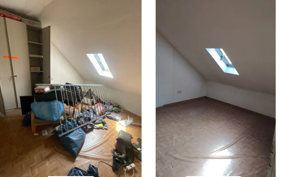 Dachbodenentrümpelung in Grevenbroich: Vorher-Nachher, Ablauf und Kosten