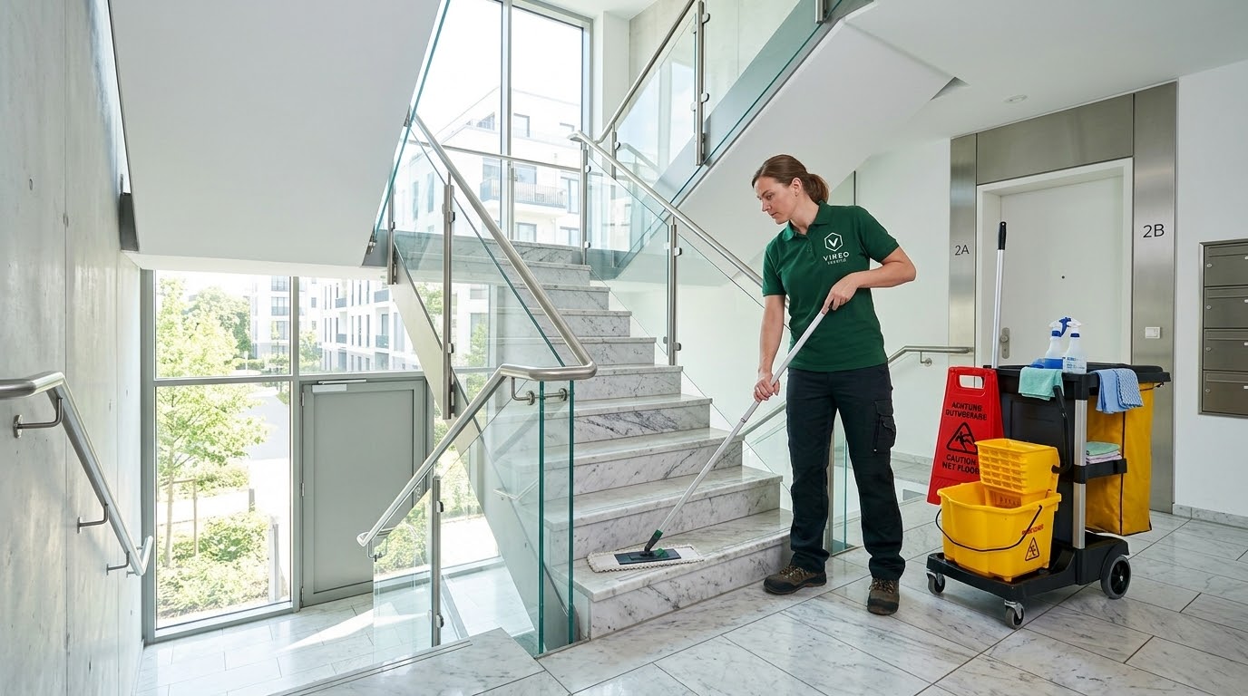 VIREO SERVICE bei der Treppenhausreinigung in Dormagen